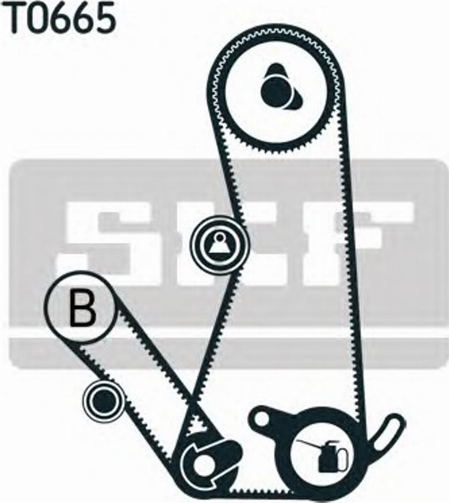 SKF VKMA95103 - Kit de distribution cwaw.fr