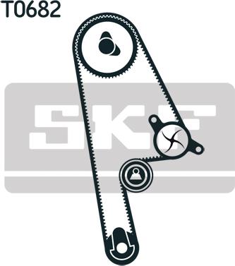 SKF VKMA 93005 - Kit de distribution cwaw.fr