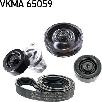 SKF VKMA 65059 - Jeu de courroies trapézoïdales à nervures cwaw.fr