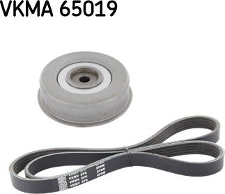 SKF VKMA 65019 - Jeu de courroies trapézoïdales à nervures cwaw.fr