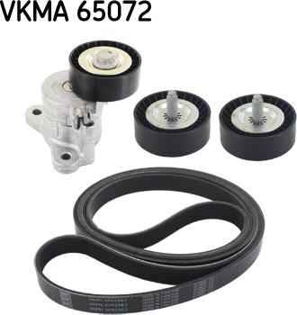 SKF VKMA 65072 - Jeu de courroies trapézoïdales à nervures cwaw.fr