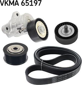 SKF VKMA 65197 - Jeu de courroies trapézoïdales à nervures cwaw.fr