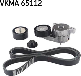 SKF VKMA 65112 - Jeu de courroies trapézoïdales à nervures cwaw.fr