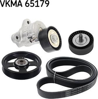 SKF VKMA 65179 - Jeu de courroies trapézoïdales à nervures cwaw.fr