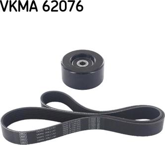 SKF VKMA 62076 - Jeu de courroies trapézoïdales à nervures cwaw.fr