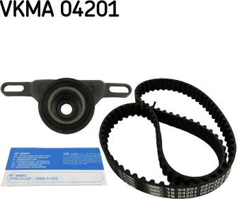 SKF VKMA 04201 - Kit de distribution cwaw.fr