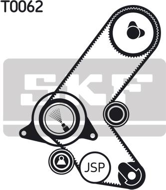 SKF VKMA 05208 - Kit de distribution cwaw.fr