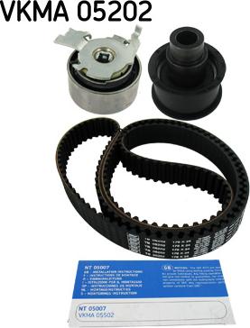 SKF VKMA 05202 - Kit de distribution cwaw.fr