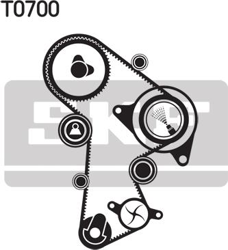 SKF VKMA 01263 - Kit de distribution cwaw.fr