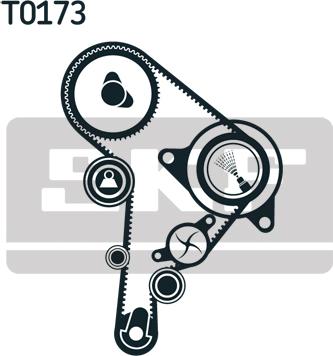 SKF VKMC 01130-2 - Pompe à eau + kit de courroie de distribution cwaw.fr