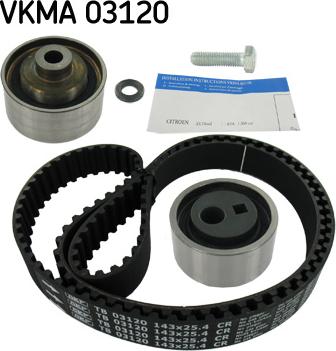 SKF VKMA 03120 - Kit de distribution cwaw.fr