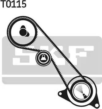 SKF VKMA 02422 - Kit de distribution cwaw.fr