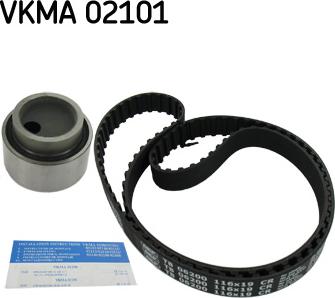 SKF VKMA 02101 - Kit de distribution cwaw.fr