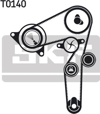 SKF VKMA 02192 - Kit de distribution cwaw.fr