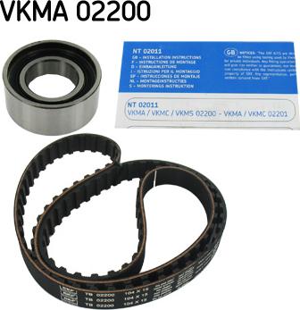 SKF VKMA 02200 - Kit de distribution cwaw.fr