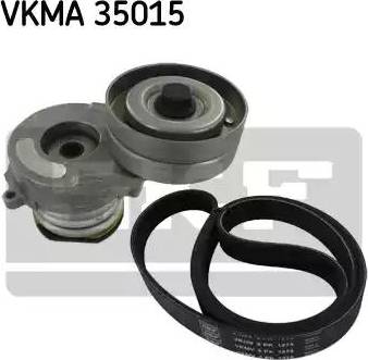 SKF VKMA 35015 - Jeu de courroies trapézoïdales à nervures cwaw.fr