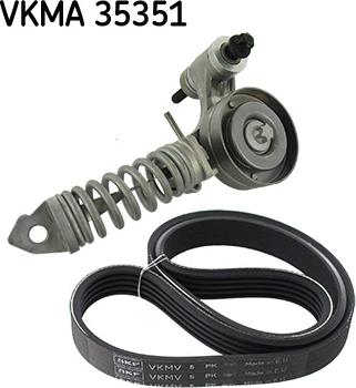 SKF VKMA 35351 - Jeu de courroies trapézoïdales à nervures cwaw.fr