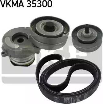 SKF VKMA 35300 - Jeu de courroies trapézoïdales à nervures cwaw.fr