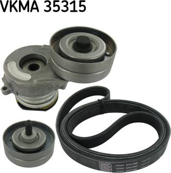 SKF VKMA 35315 - Jeu de courroies trapézoïdales à nervures cwaw.fr