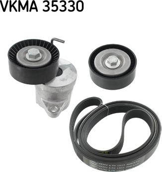 SKF VKMA 35330 - Jeu de courroies trapézoïdales à nervures cwaw.fr