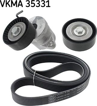 SKF VKMA 35331 - Jeu de courroies trapézoïdales à nervures cwaw.fr