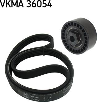 SKF VKMA 36054 - Jeu de courroies trapézoïdales à nervures cwaw.fr