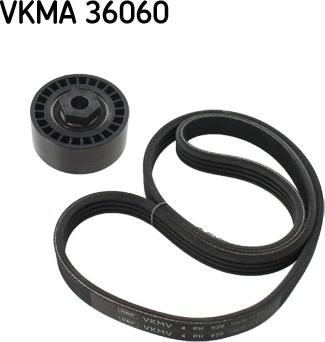 SKF VKMA 36060 - Jeu de courroies trapézoïdales à nervures cwaw.fr