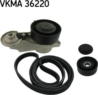 SKF VKMA 36220 - Jeu de courroies trapézoïdales à nervures cwaw.fr