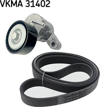 SKF VKMA 31402 - Jeu de courroies trapézoïdales à nervures cwaw.fr