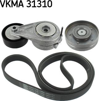 SKF VKMA 31310 - Jeu de courroies trapézoïdales à nervures cwaw.fr