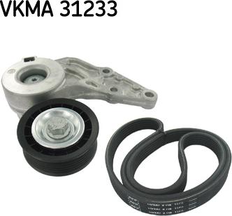 SKF VKMA 31233 - Jeu de courroies trapézoïdales à nervures cwaw.fr