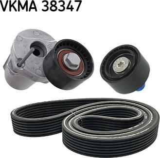 SKF VKMA 38347 - Jeu de courroies trapézoïdales à nervures cwaw.fr