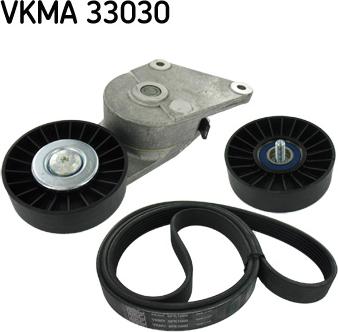 SKF VKMA 33030 - Jeu de courroies trapézoïdales à nervures cwaw.fr