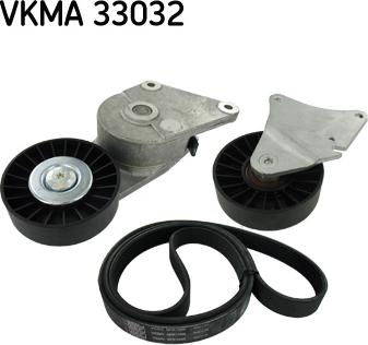 SKF VKMA 33032 - Jeu de courroies trapézoïdales à nervures cwaw.fr