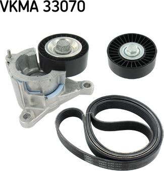 SKF VKMA 33070 - Jeu de courroies trapézoïdales à nervures cwaw.fr