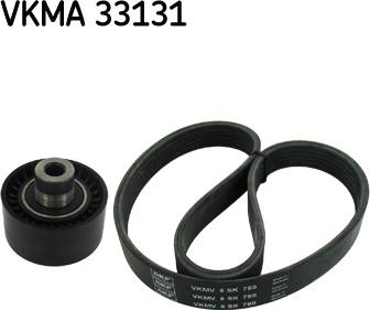 SKF VKMA 33131 - Jeu de courroies trapézoïdales à nervures cwaw.fr