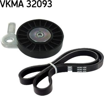 SKF VKMA 32093 - Jeu de courroies trapézoïdales à nervures cwaw.fr