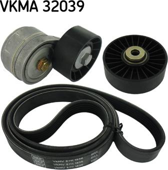 SKF VKMA 32039 - Jeu de courroies trapézoïdales à nervures cwaw.fr