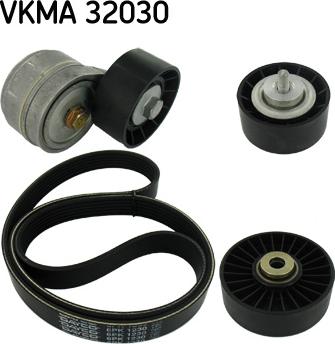 SKF VKMA 32030 - Jeu de courroies trapézoïdales à nervures cwaw.fr