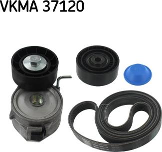 SKF VKMA 37120 - Jeu de courroies trapézoïdales à nervures cwaw.fr