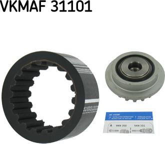 SKF VKMAF 31101 - Kit de manchons flexibles d'accouplement cwaw.fr