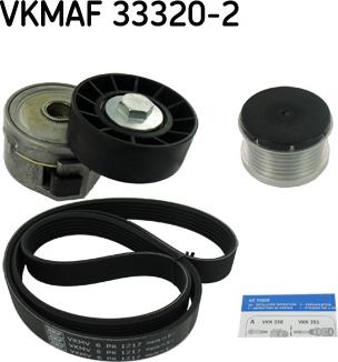 SKF VKMAF 33320-2 - Jeu de courroies trapézoïdales à nervures cwaw.fr