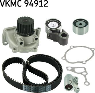 SKF VKMC 94912 - Pompe à eau + kit de courroie de distribution cwaw.fr