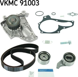 SKF VKMC 91003 - Pompe à eau + kit de courroie de distribution cwaw.fr