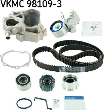 SKF VKMC 98109-3 - Pompe à eau + kit de courroie de distribution cwaw.fr