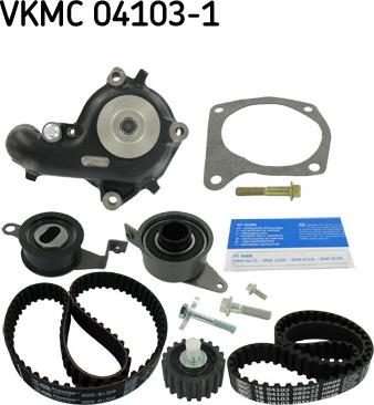 SKF VKMC 04103-1 - Pompe à eau + kit de courroie de distribution cwaw.fr