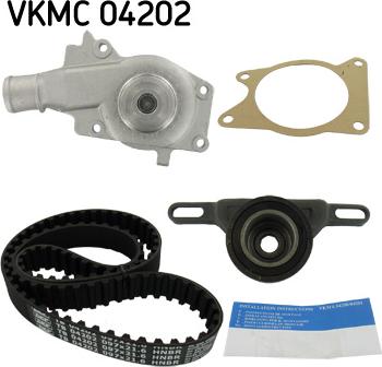 SKF VKMC 04202 - Pompe à eau + kit de courroie de distribution cwaw.fr