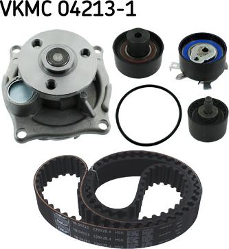 SKF VKMC 04213-1 - Pompe à eau + kit de courroie de distribution cwaw.fr