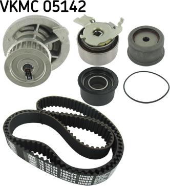 SKF VKMC 05142 - Pompe à eau + kit de courroie de distribution cwaw.fr