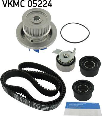 SKF VKMC 05224 - Pompe à eau + kit de courroie de distribution cwaw.fr